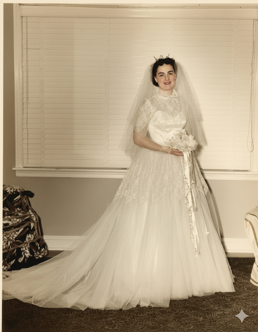 Mom-Dad Wedding 1953 (31)